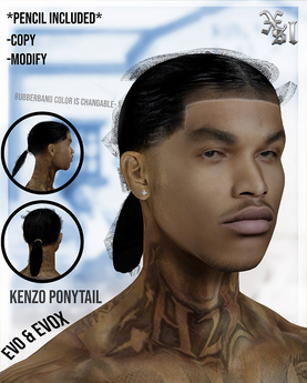 Second Life Marketplace - X// Kenzo PonyTail